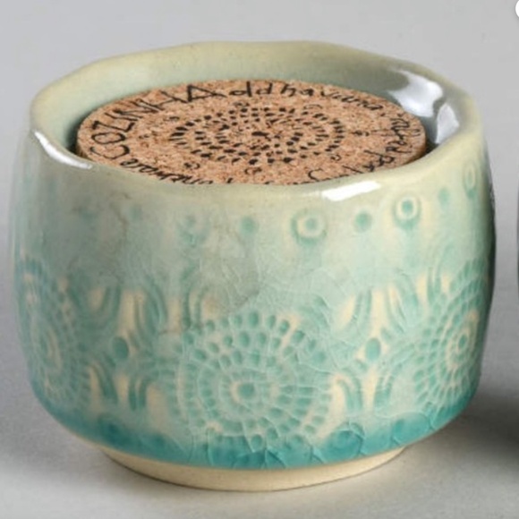 NWT Anthropologie Old Havana Turquoise (Mint) Salt and Pepper Shakers - Picture 7 of 8